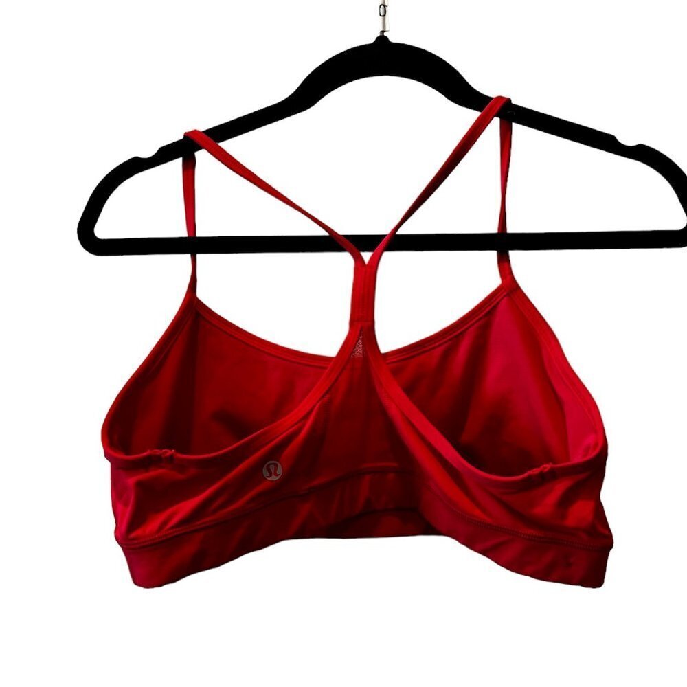 Lululemon Flow Y Coral Sports Bra